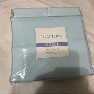 Charisma Queen Sky Blue Sheet Set